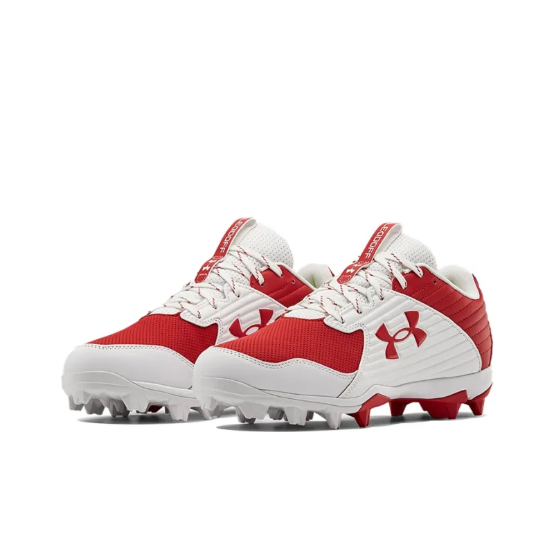 Under Armour Training Shoes Men Low Top White/Red-2