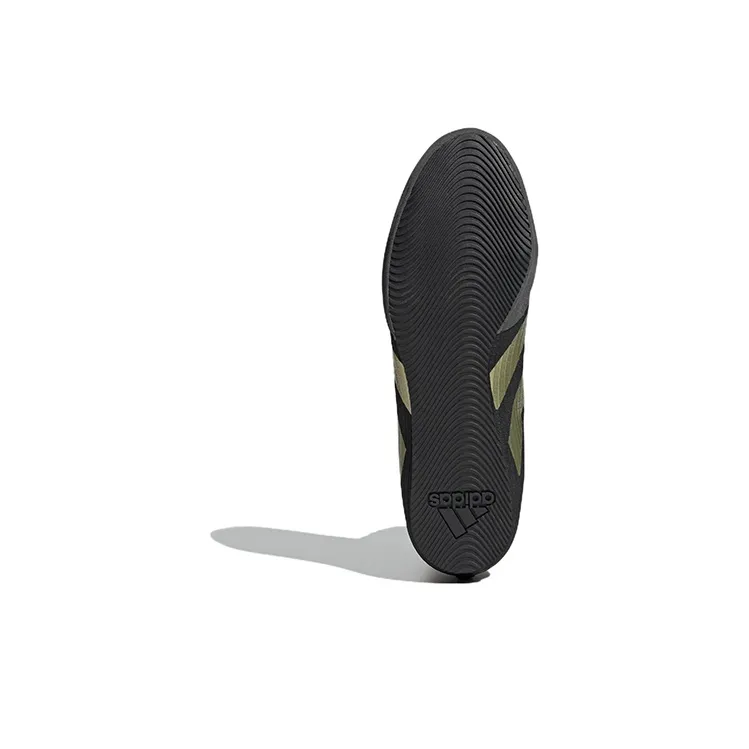 Adidas Box Hog 4 Core Black Gold Metallic Grey-5