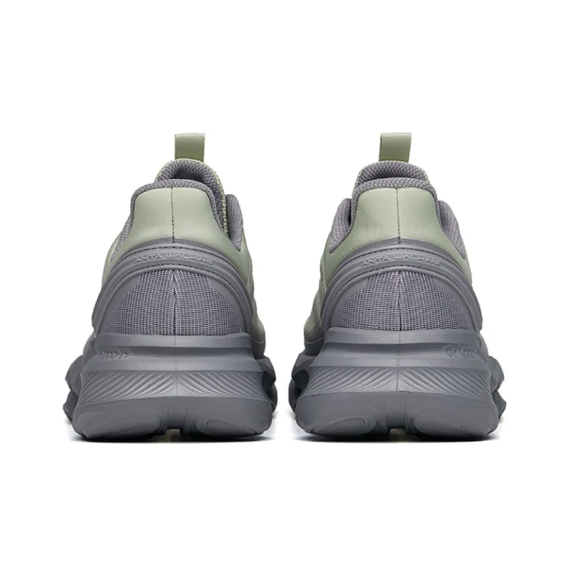 Anta Cushioning Anti Slip And Wear Resistant Low Top Training Shoes Men's Green Gray-3