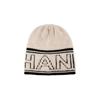 CHANEL Beanies Unisex Beige