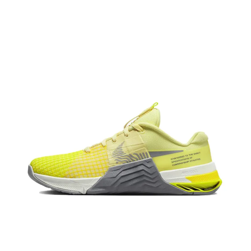 Nike Metcon 8 Training Shoes 'Citron Tint Light Smoke Grey' Women's-0