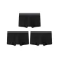 3 Pack (Black) Combed Cotton
