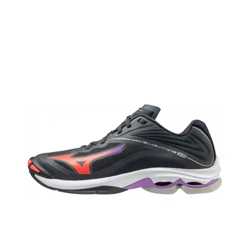 Mizuno Wave Lightning Z6 Training Shoes Unisex Low-Top Black/Purple