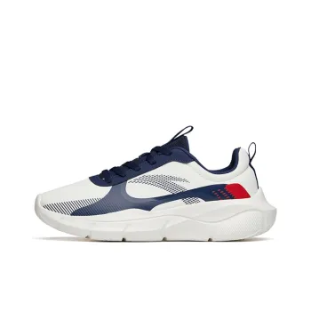 ANTA Training Shoes Men Low Top Ivory White/Opaque Simple Blue
