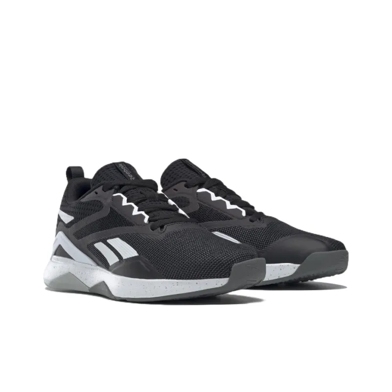 Reebok Nanoflex Tr 2.0 'Black White Pure Grey'-2