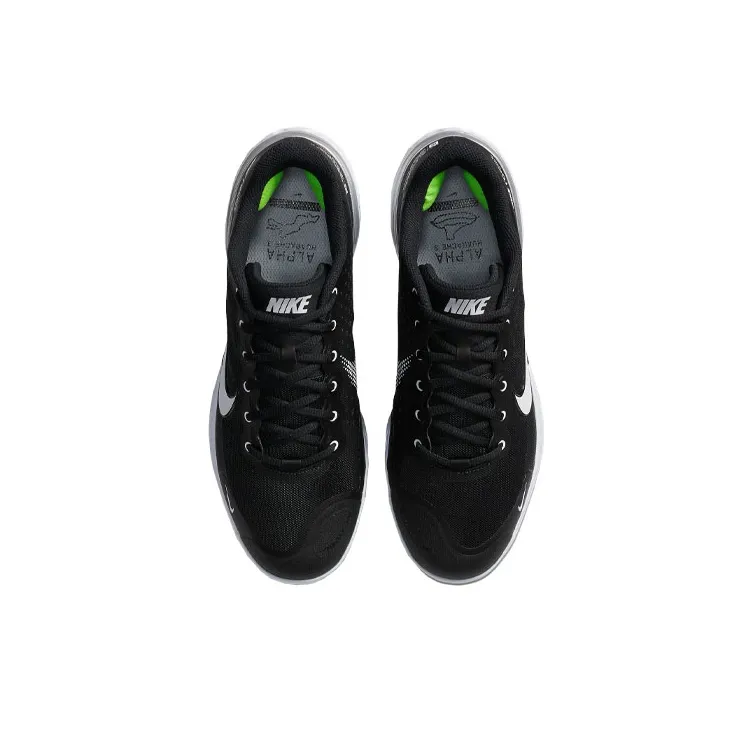 Nike Alpha Huarache Elite 3 Low 'Black White'-3
