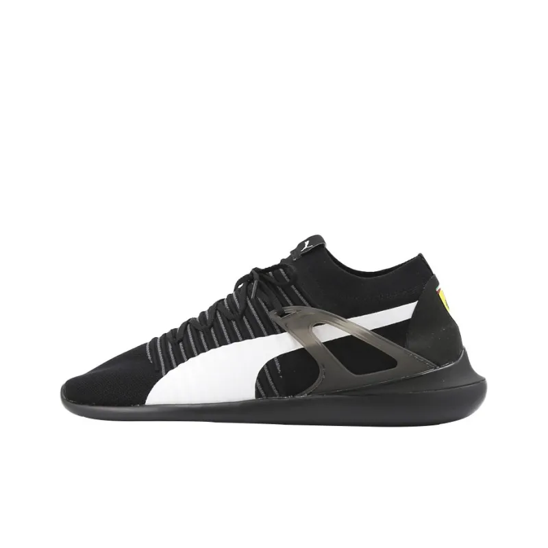Ferrari x PUMA Scuderia Ferrari Evo Sock Race Anti-Slip Wear-Resistant Low-Top Training Shoes Men's Black-0