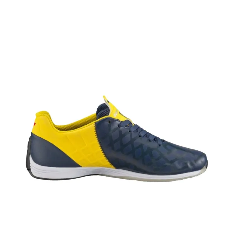 PUMA Scuderia Ferrari 1.4 Anti-Slip Wear-Resistant Low-Top Training Shoes Men's Dark Blue Yellow-1
