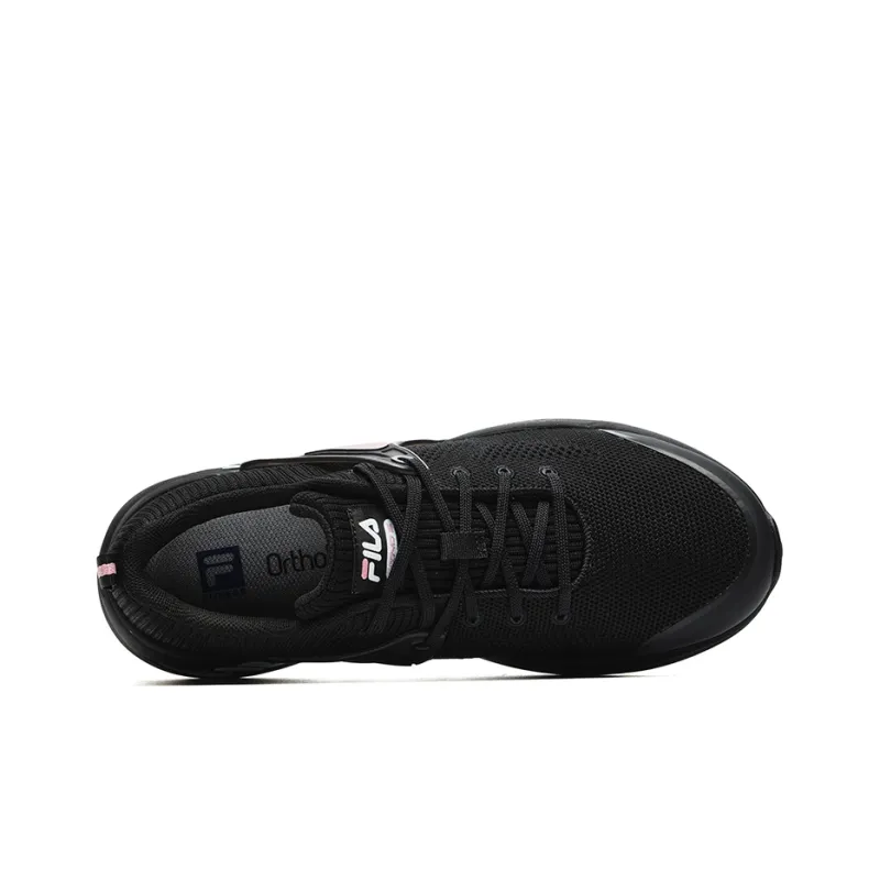 FILA Mind 5 Anti Slip Wear Resistant Low Top Training Shoes Women's Black-3