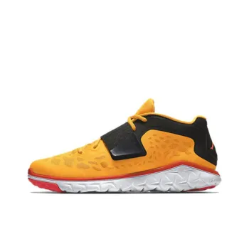 Jordan Flight Flex Trainer 2 Cushioning, Slip Resistant, And Abrasion Resistant Low Top Training Shoes Men's Yellow
