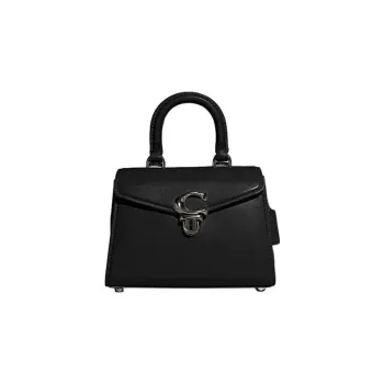 COACH Cow Leather Dior Bag Crossbody Bags Handbags Regular Women's Black