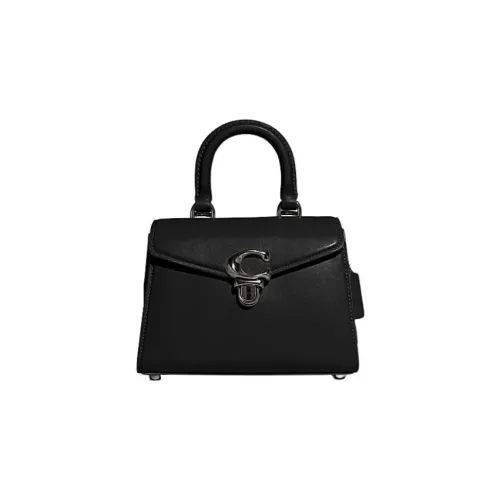 COACH Cow Leather Dior Bag Crossbody Bags Handbags Regular Women's Black