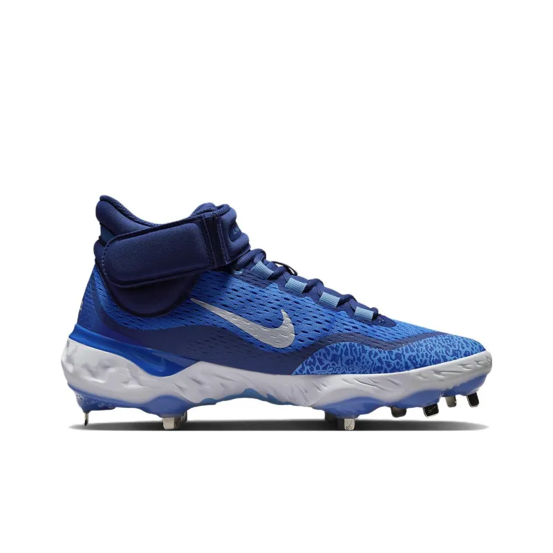 Nike Alpha Huarache Elite 4 Mid 'Hyper Royal White'-1