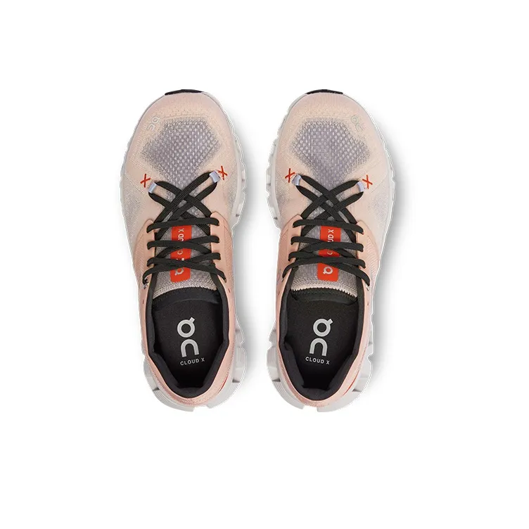 On Running Cloud X 3 Rose Sand Women's-3