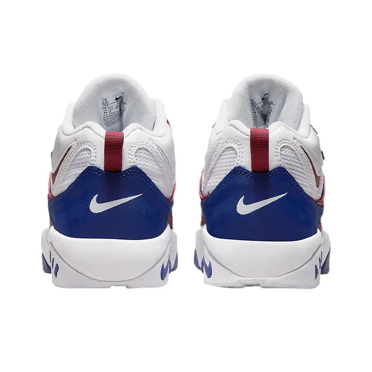 Nike Air Max Speed Turf Cushioning Anti Slip And Wear Resistant Mid Top Training Shoes GS White Blue Red-4