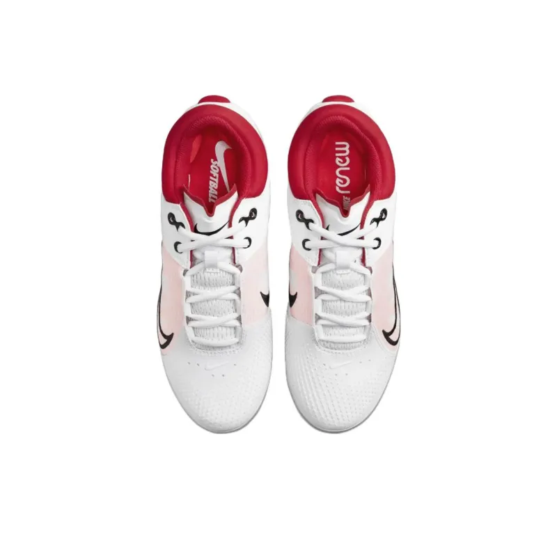 Nike Hyperdiamond 4 Elite 'White University Red' Women's-3