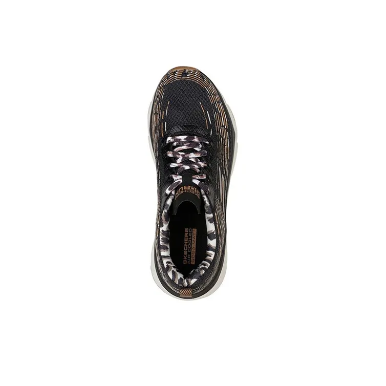 Skechers Max Cushioning Training Shoes Women's Low Top Black/Brown-3