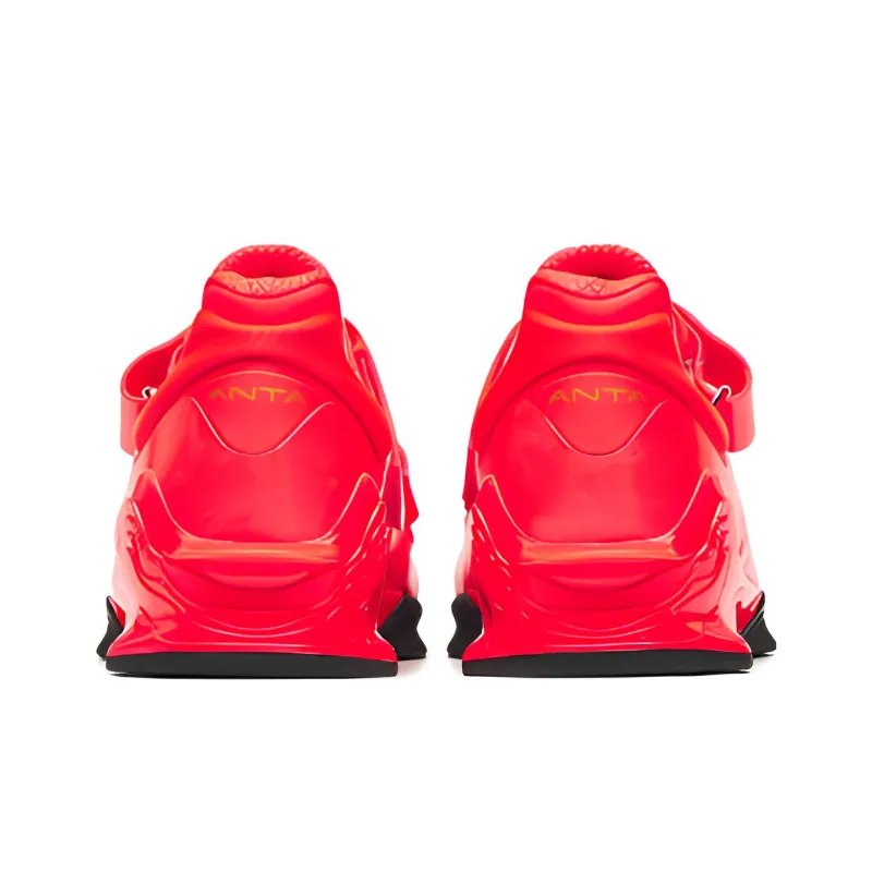 Anta Tanting Anti-Slip And Wear-Resistant Breathable Balance Low-Top Training Shoes Red Black And Gold-4