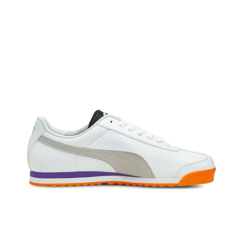 PUMA Roma Basic Plus Training Shoes Men Low-Top White/Orange/Gray-1