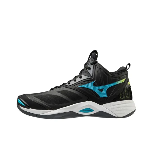 Mizuno Momentum Training Shoes Unisex Mid-Top Black/Blue