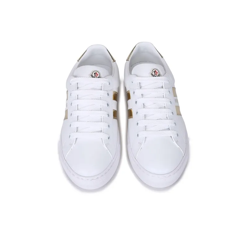 Moncler Low Top Stylish Skateboarding Shoes Women's White-3