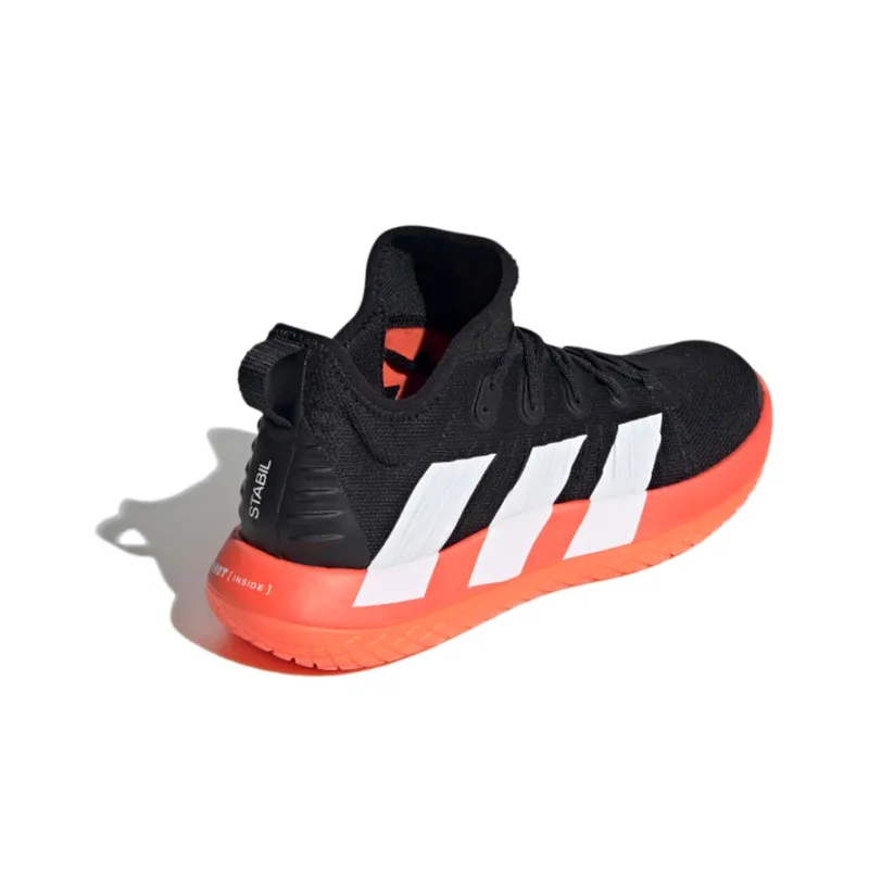 Adidas Stabil Next Gen Primeblue Handball Shoes 'Black Solar Red'-3