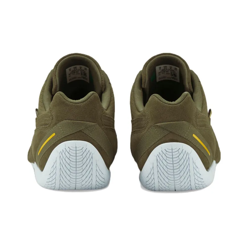 PUMA Porsche Legacy Speedcat Cushioned Anti-Slip And Wear-Resistant Lightweight Low-Top Training Shoes Men's Olive-3