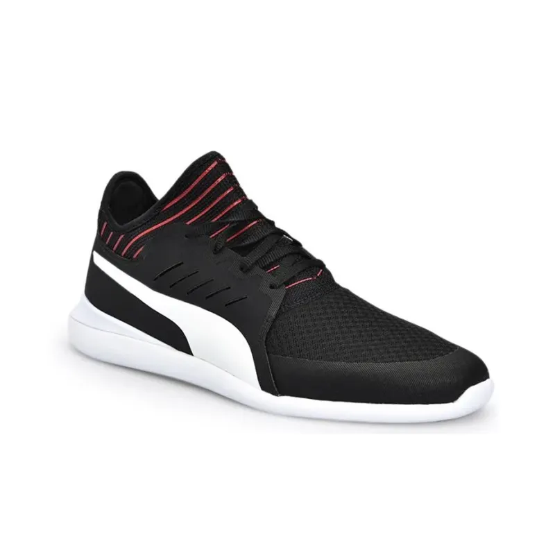 PUMA Ferrari Evo Cat Mace Low Top Running Shoes Black-1