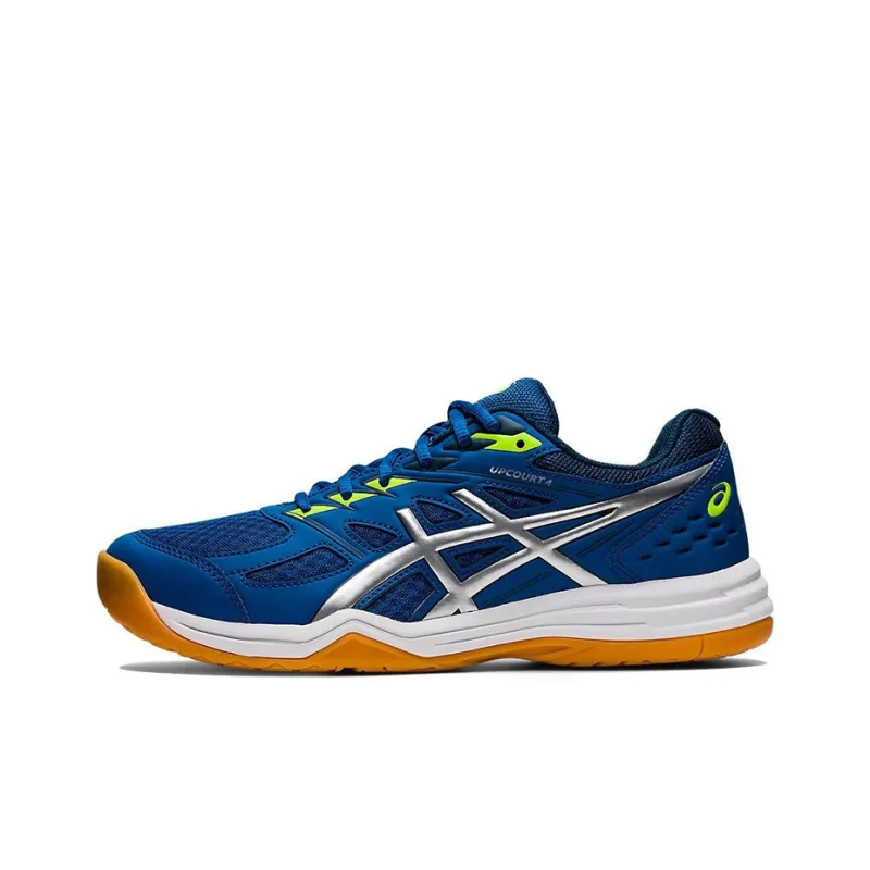 Asics Gel-Upcourt 4 4 Anti-Slip And Wear-Resistant Coverage Low-Top Training Shoes Men's Indigo Silver-0