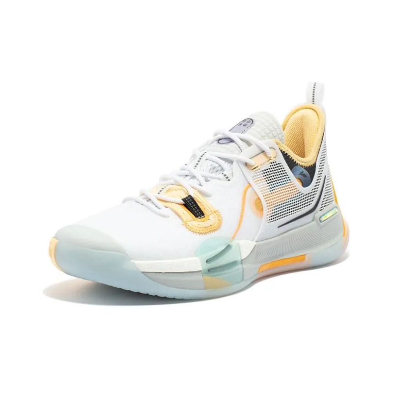 361° Burning War ISO Speed Anti Slip And Wear Resistant Breathable Low Top Basketball Shoes Men's Photon Gray-1