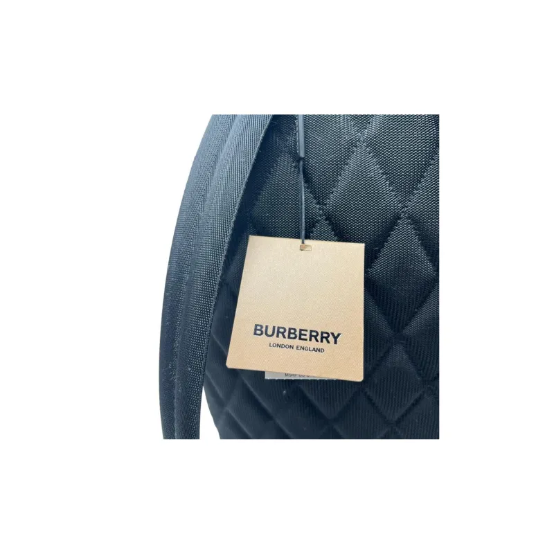 Burberry Leather Backpack Regular Unisex Charcoal Gray-5
