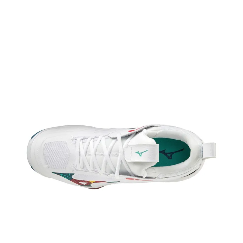 Mizuno Training Shoes Unisex Mid Top White-2