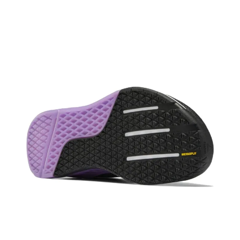 Reebok Nano 9.0 Cushioning Anti-Slip Wear-Resistant Breathability Low-Top Training Shoes Men's Black Purple-4