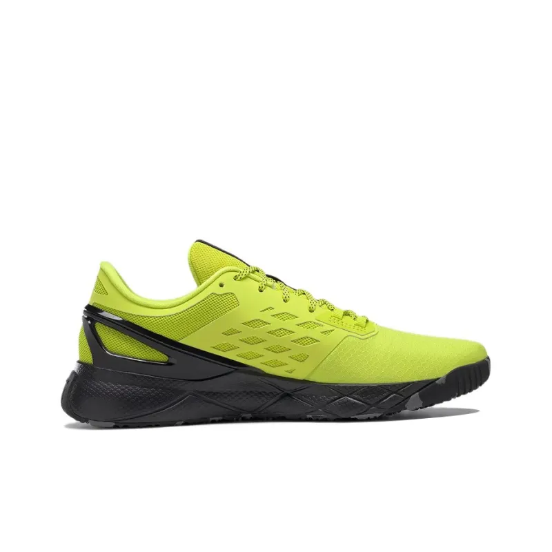 Reebok Nanofle TR Cushioning Anti-Slip And Wear-Resistant Low-Top Training Shoes Black Yellow-1