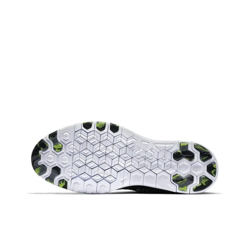 Nike Free TR Flyknit Durable Breathable Lightweight Low-Top Training Shoes Women's Black White-5