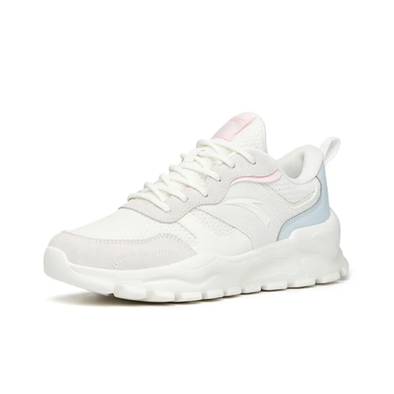 Anta Low-Top Training Shoes Women's White Blue-2