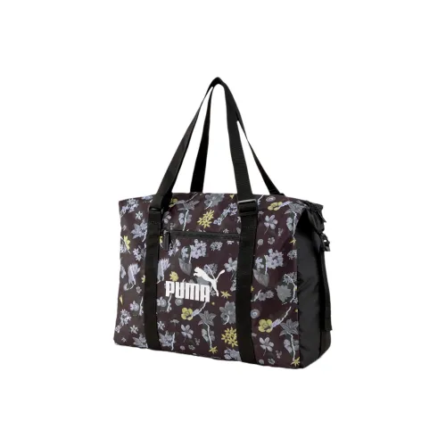 PUMA Polyester Tote Bag Shopping Bag Luggage Bag Handbag Regular Women's Black