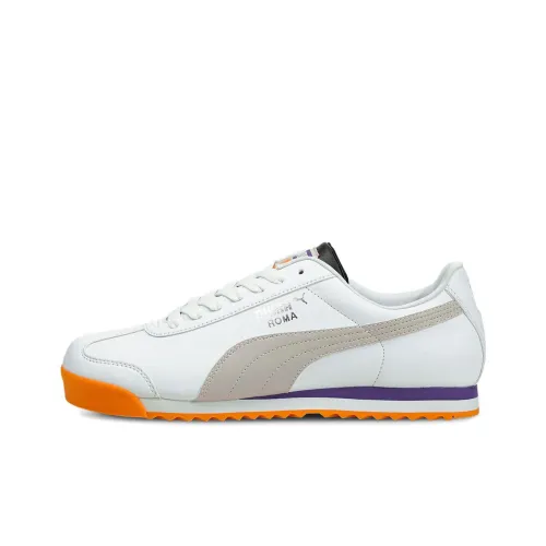 PUMA Roma Basic Plus Training Shoes Men Low-Top White/Orange/Gray