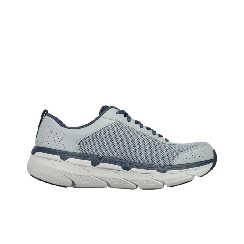 Skechers Max Cushioning Premier-Paragon Wear-Resistant Slip-Resistant Low-Top Training Shoes Men's Gray Blue-1