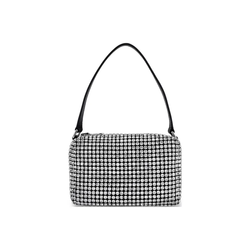 Alexander Wang Medium Wangloc Rhinestone embellished Clutch Bag-1