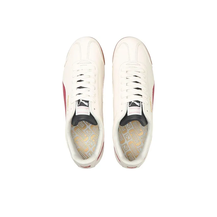 PUMA Roma Basic + 'Ivory Glow Intense Red'-2