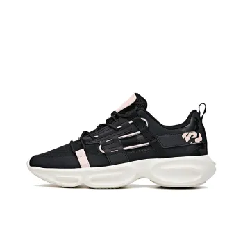 ANTA Training Shoes Women's Low Top Black/Cherry Blossom Pink