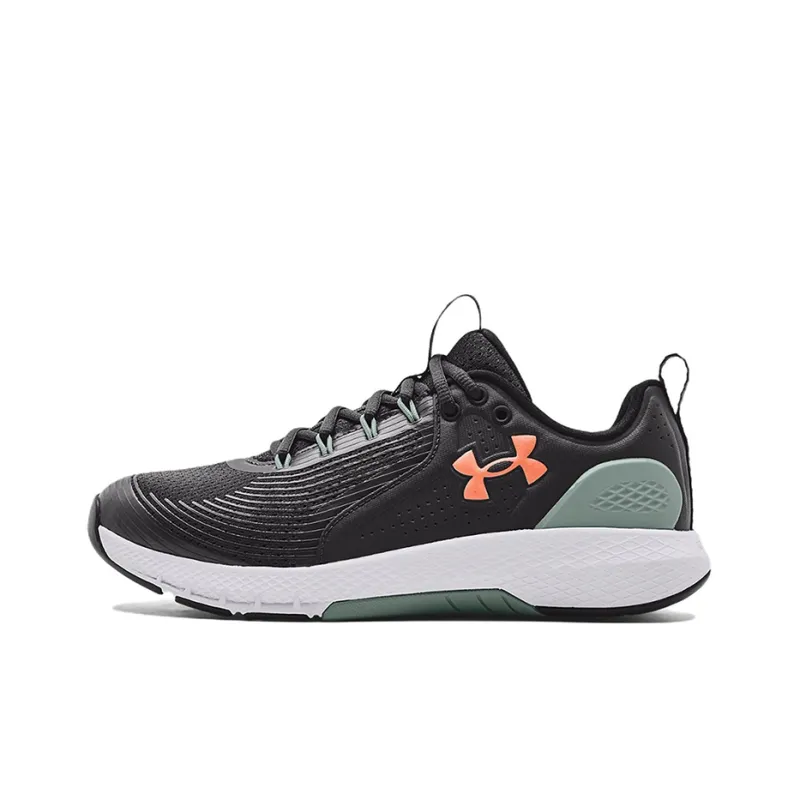 Under Armour Charged Commit Training Shoes Men Low-Top Black/Green/Orange-0