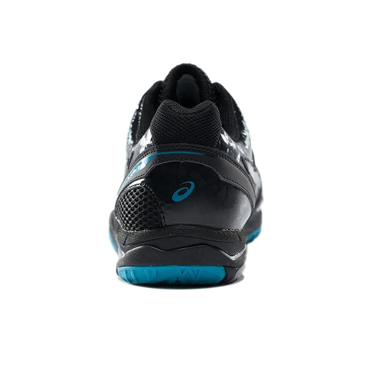 Asics Gel V Swift Cv Lo Low Top Volleyball Shoes Black/Blue-3