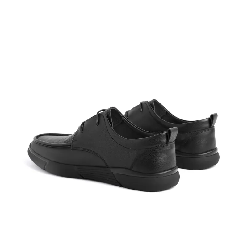 BELLE Dress Shoes Men Low-Top Black-3