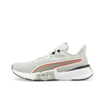 PUMA Power Frame Low-Top Training Shoes Men's Gray Red