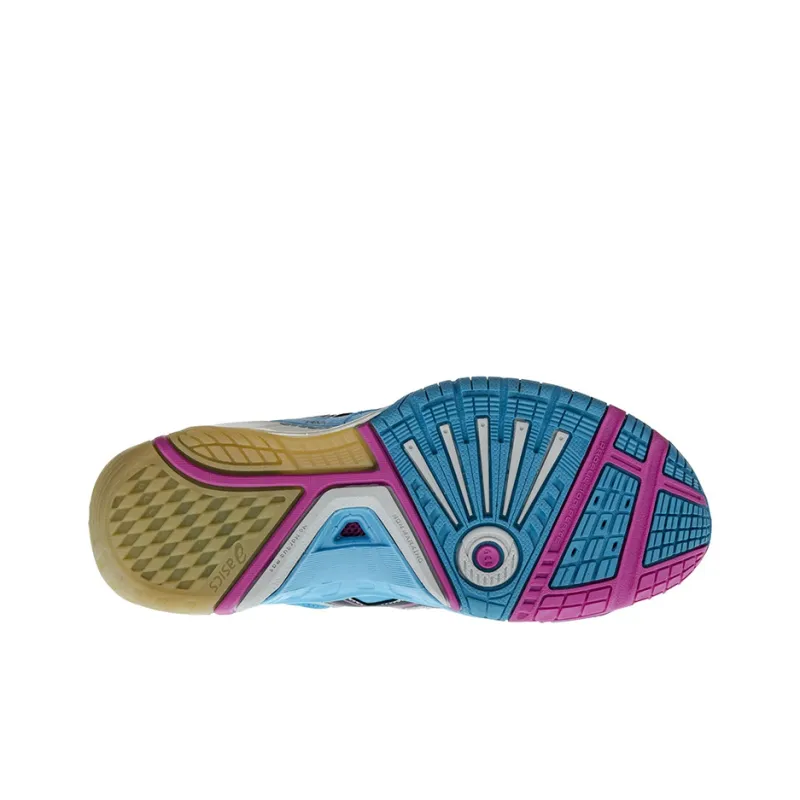 Asics Gel Blast 5 Indoorshoes Abrasion Resistant Low Top Training Shoes Women's Blue-3