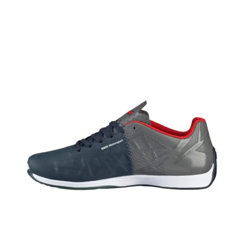 PUMA Bmw Ms Evospeed Evospeed Lace Anti-Slip Wear-Resistant Low-Top Training Shoes Men's Dark Blue-0