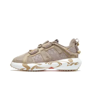 XTEP Shaolin Collection Anti Slip And Wear Resistant Breathable Low Top Training Shoes Men's Beige Umber