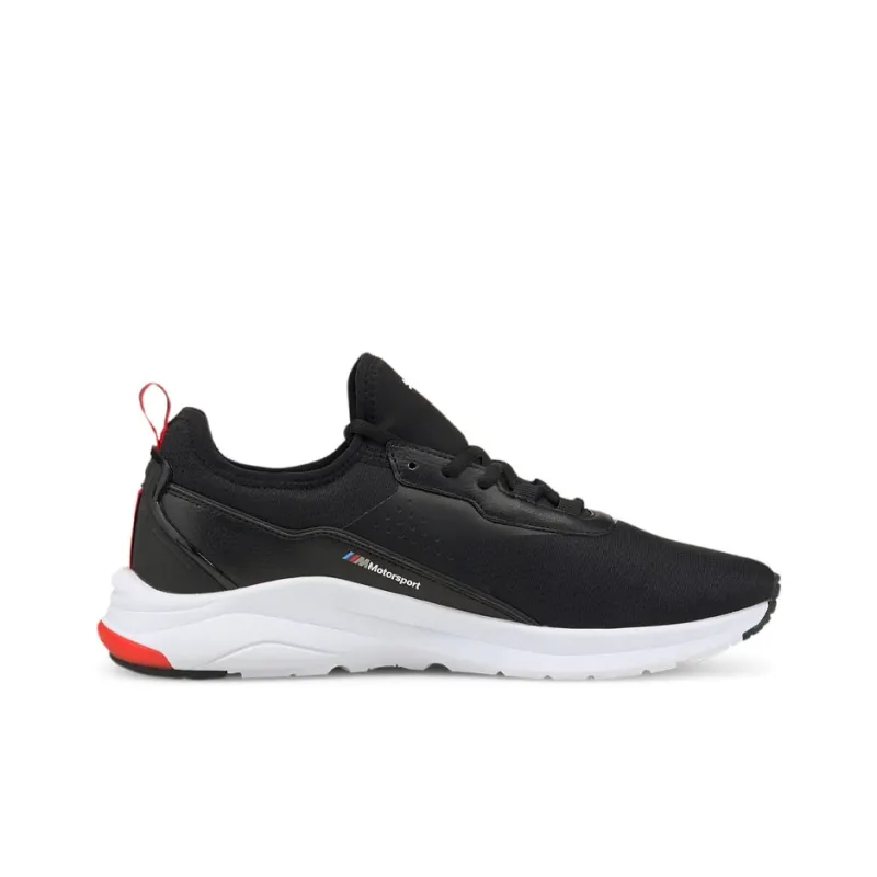 PUMA BMW M Series Training Shoes Men Low Top Black/White/Red-1
